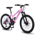 26 inch Mountain Bike with Dual Disc Brakes White G7850