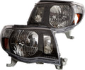 Black Replacement Headlight Set A394