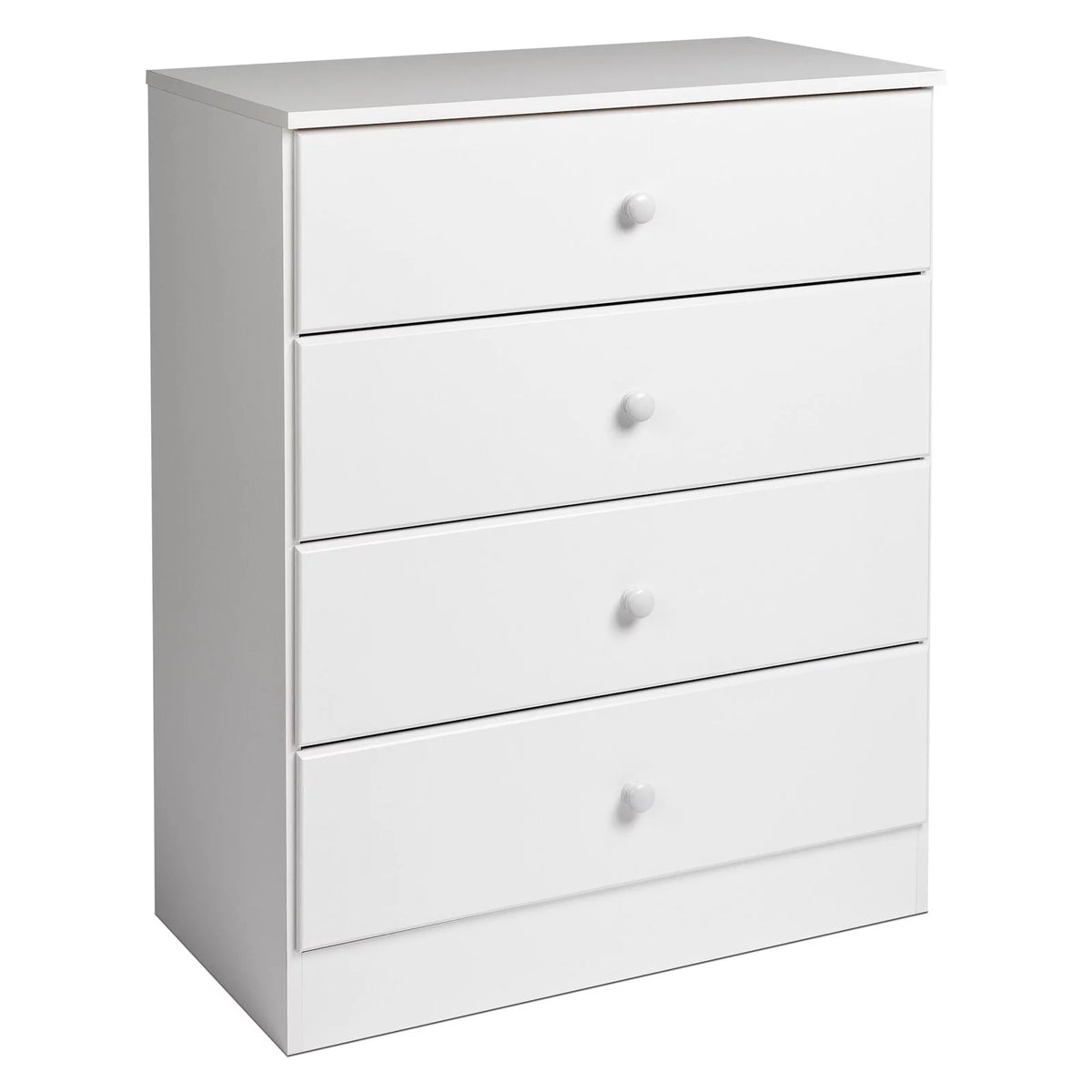 White 4-Drawer Vertical Dresser D287601