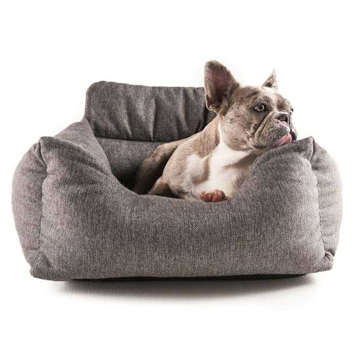 Memory Foam Dog Car Bed Gray L462