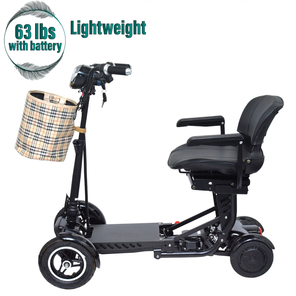 4 Wheel Foldable Powered Mobility Scooter with Seat W15287