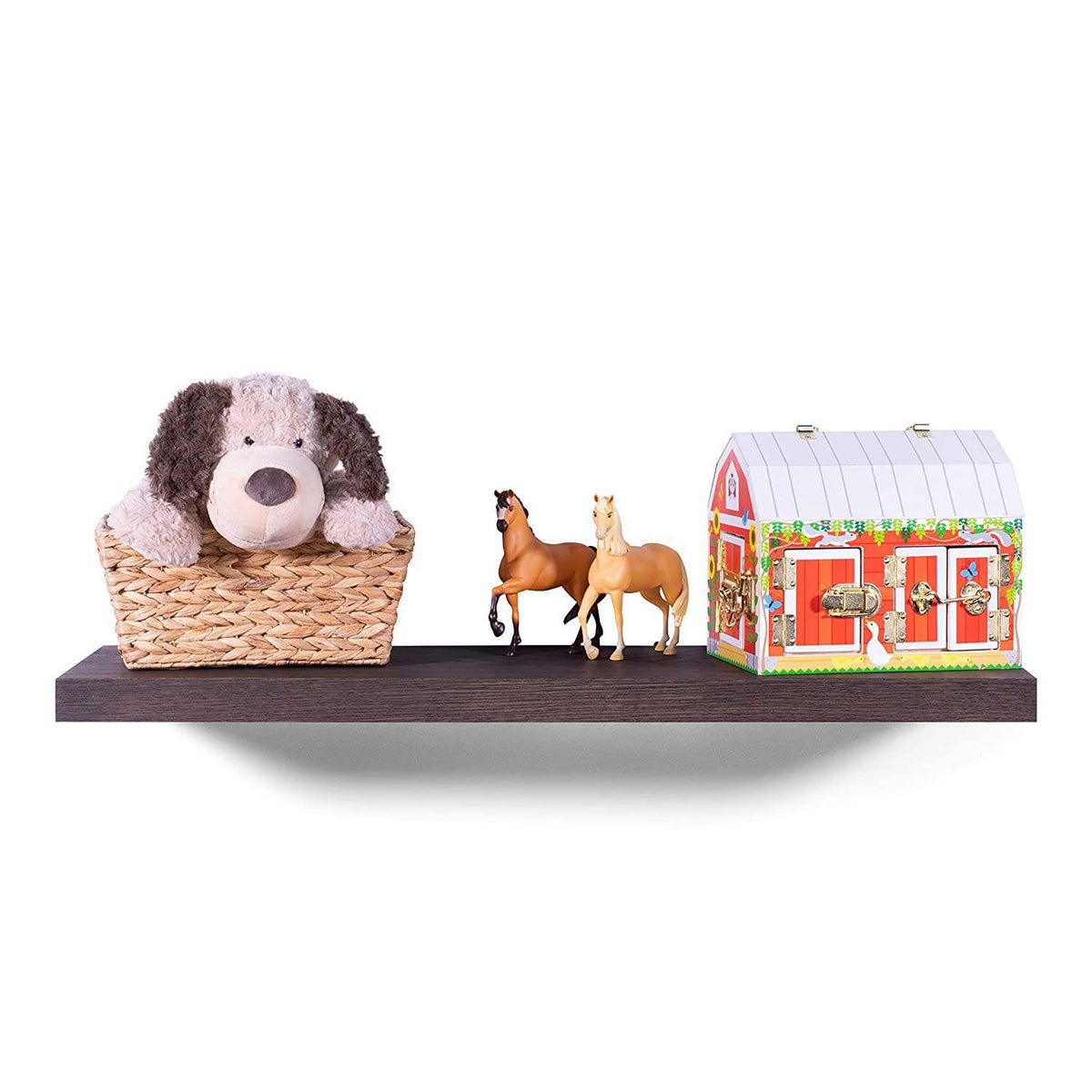 Solid Oak Wood Floating Shelf K719187