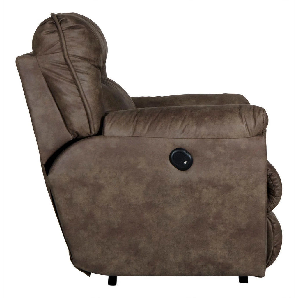 Brown Polyester Recliner W28884