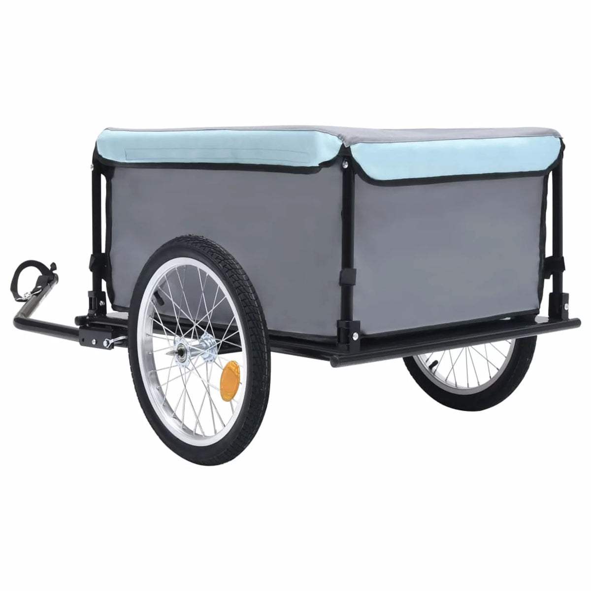 Bike Cargo Trailer with Foldable Drawbar and Removable Cargo Compartment 2 Wheels O260