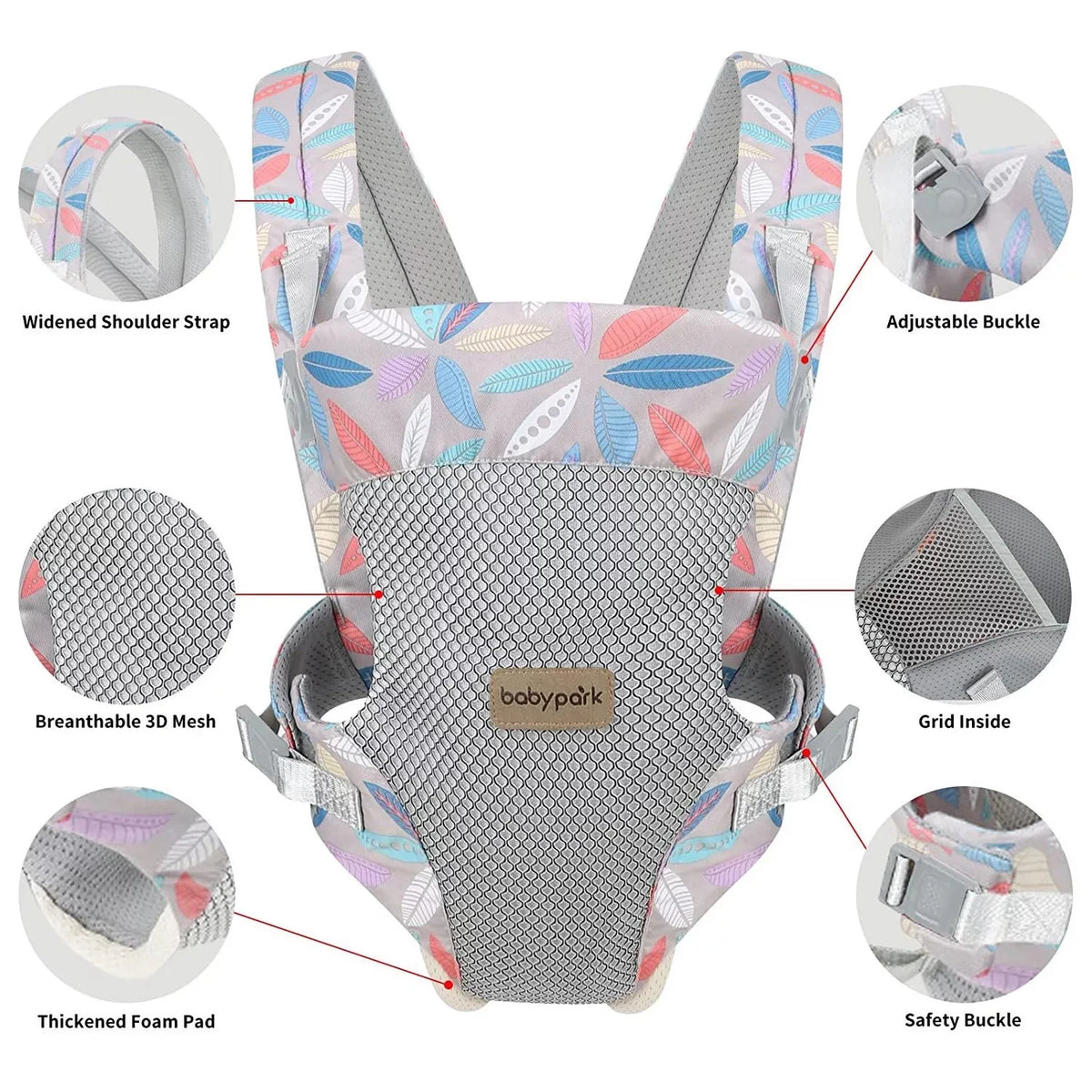 4-in-1 Adjustable Baby Carrier B52511