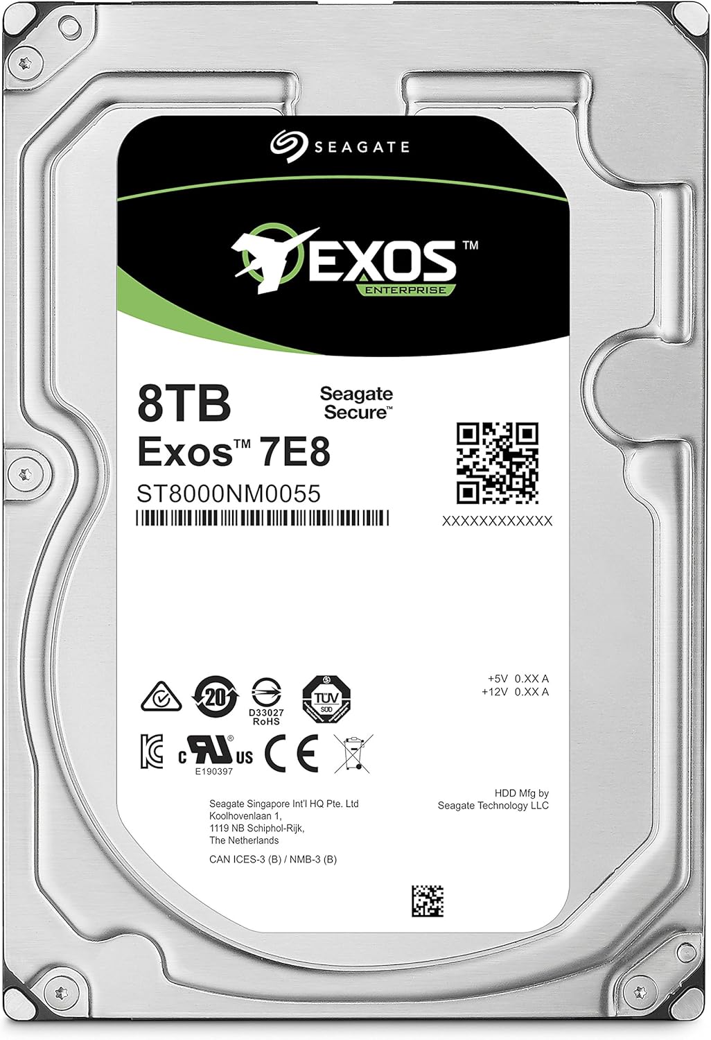 8TB 3.5 HDD 7200RPM SATA Internal Bare Drive W2195
