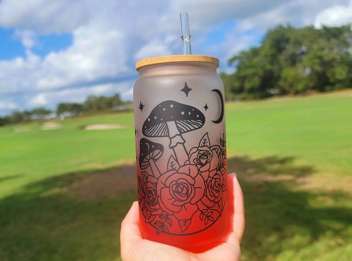 Mushroom Beer Can Glass 16 oz P295845