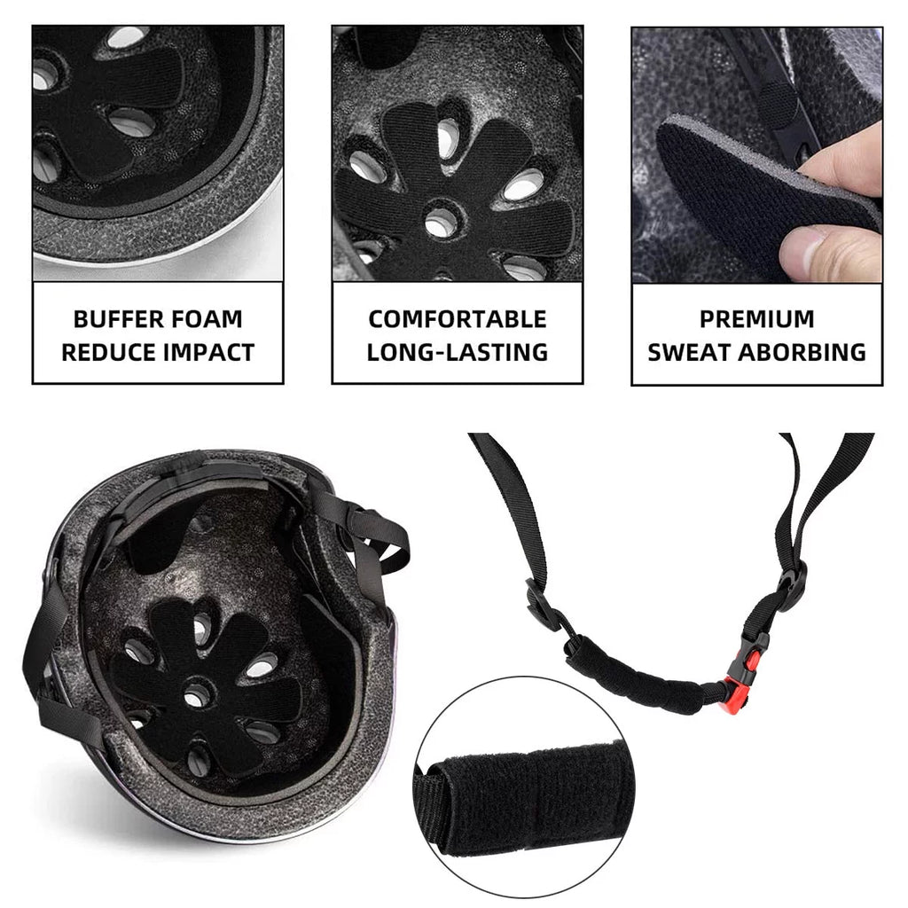 Kids Skateboard Helmet, CPSC Certified Bike Helmet for 3-14 Years Old Q3266