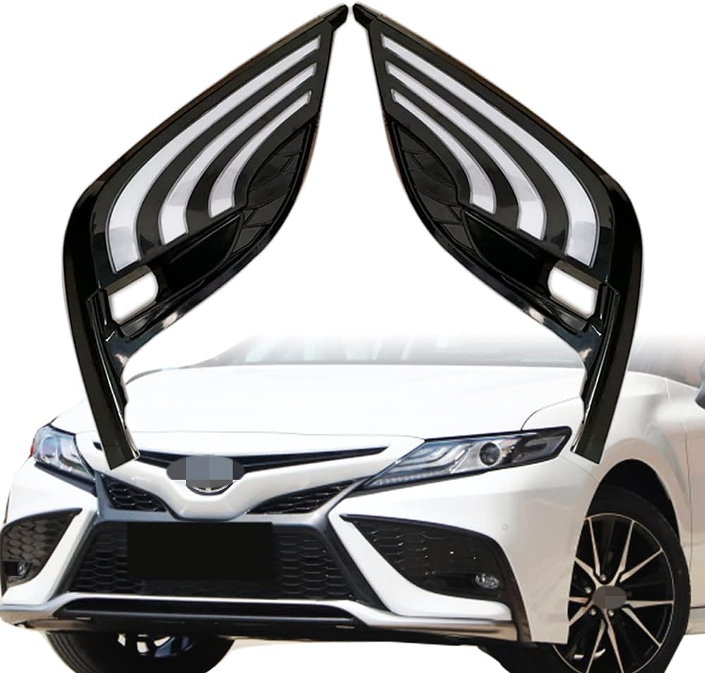 White Amber LED Front Fog Daytime Running Lamp with Dynamic Flash Turn Signal J15024