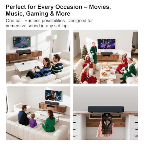 50W Bluetooth Soundbar with 3D Surround Sound A83443