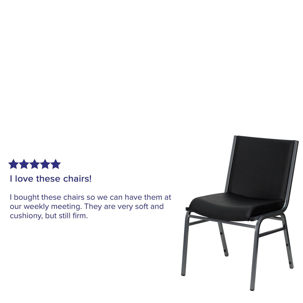 Black Metal Stack Chair E398076