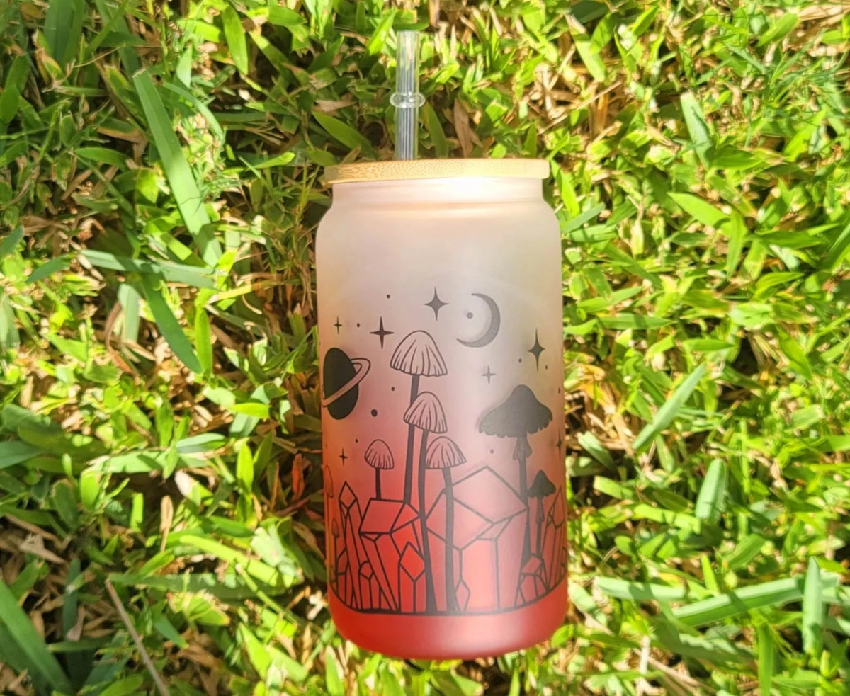 Mushroom Beer Can Glass 16 oz P295845