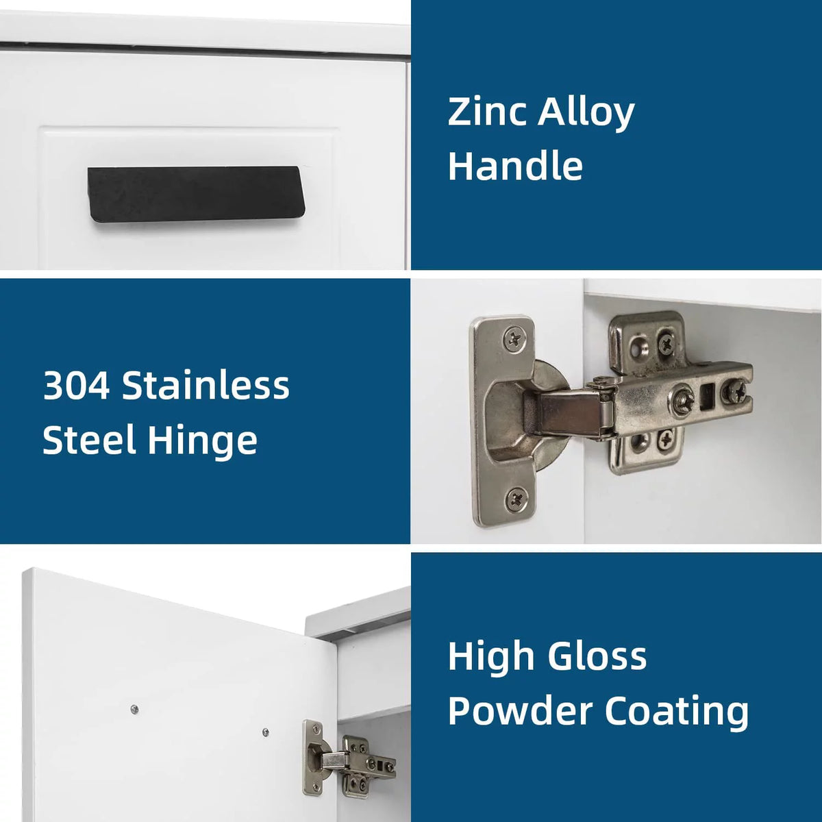 24 inch Wooden Bathroom Cabinet with Undermount Sink N14980