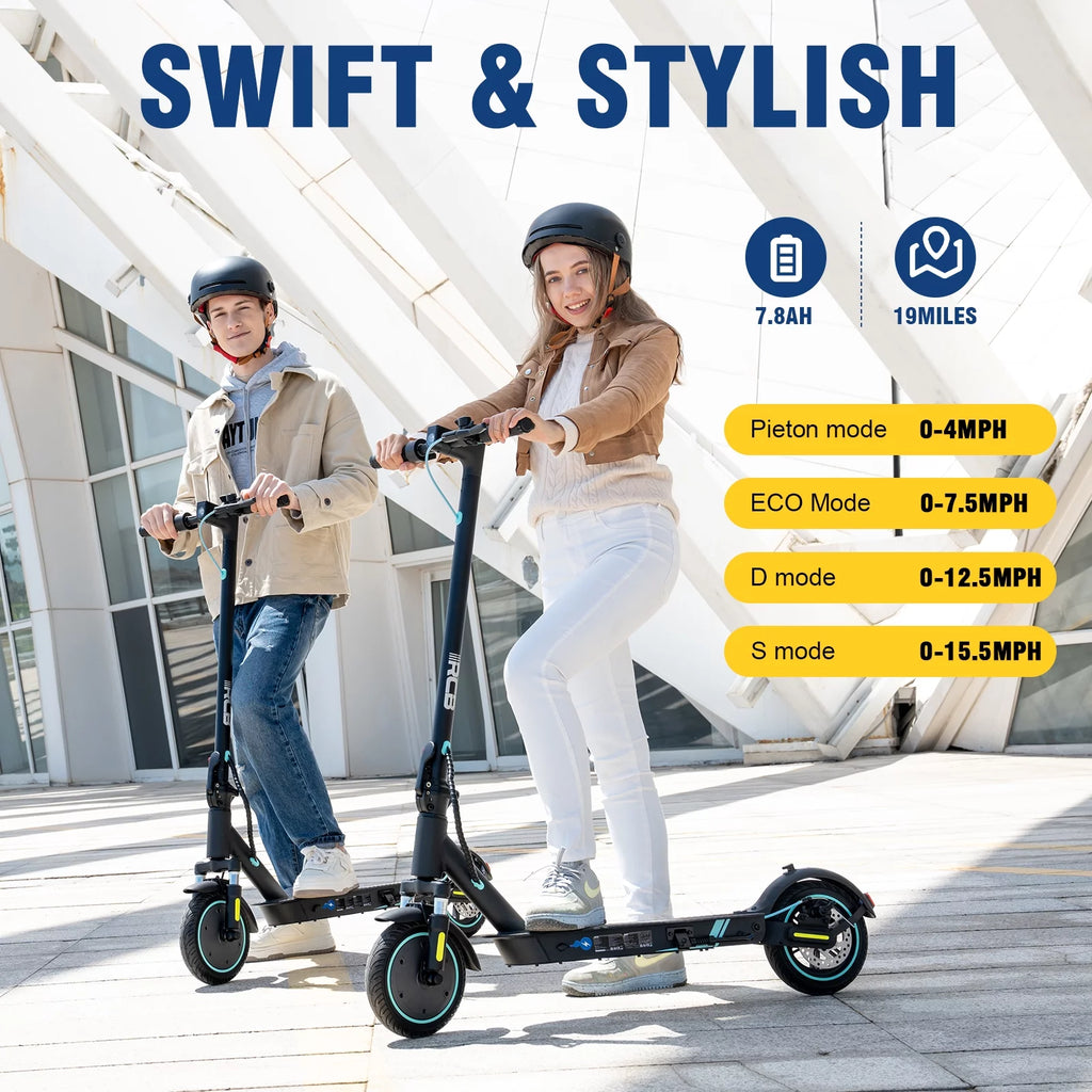 Electric Scooter with APP Control, 350W Motor, 19 mph Y642375