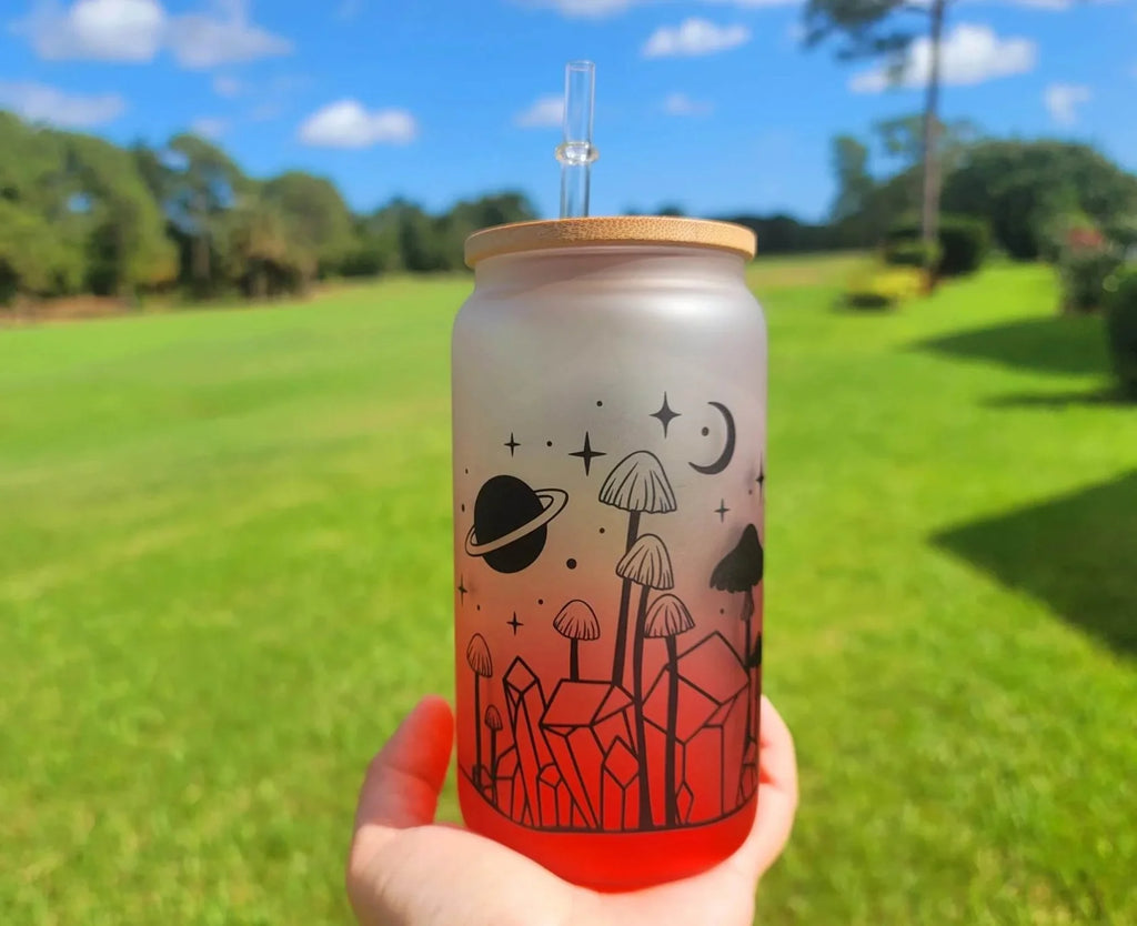 Mushroom Beer Can Glass 16 oz P295845