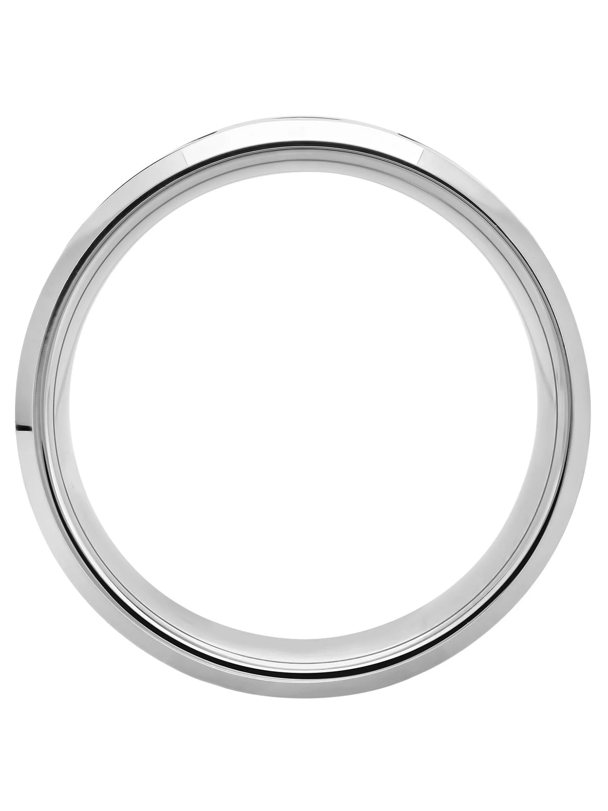 8mm Tungsten Carbon Fiber Men's Ring H756
