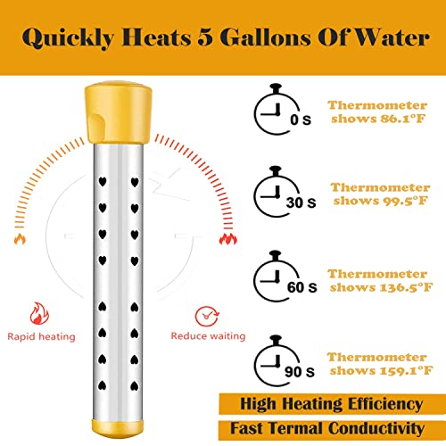 Portable 304 Stainless Steel Immersion Water Heater B49847