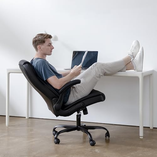 Ergonomic High Back Office Chair with Flip-up Arms F380333