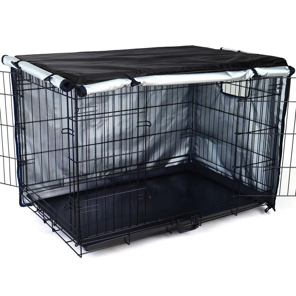 Waterproof Anti-UV Double Door Dog Crate Cover D21293