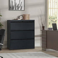 Black 3-Drawer Vertical Filing Cabinet K540362