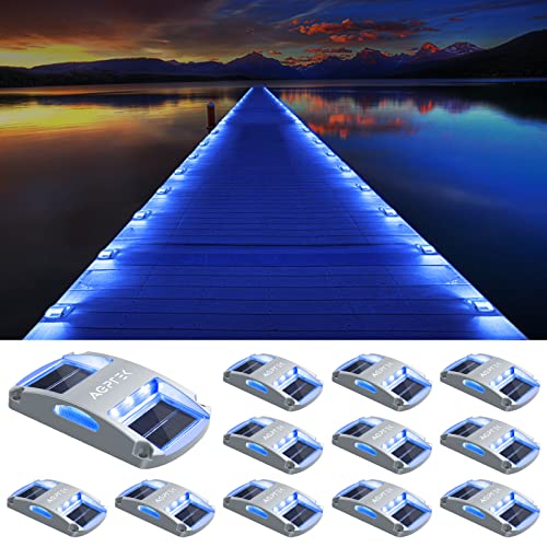 12 Pack Solar Waterproof LED Driveway Marker Lights N8883