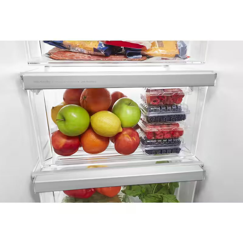 Black Stainless Side by Side Refrigerator F6155