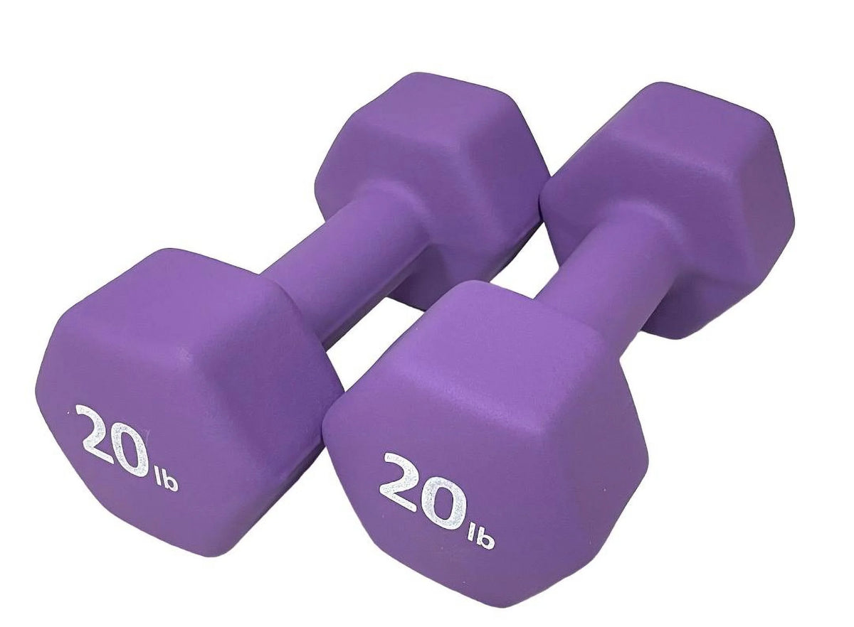 Neoprene 20LB Hex Dumbbell Set of 2 S314462