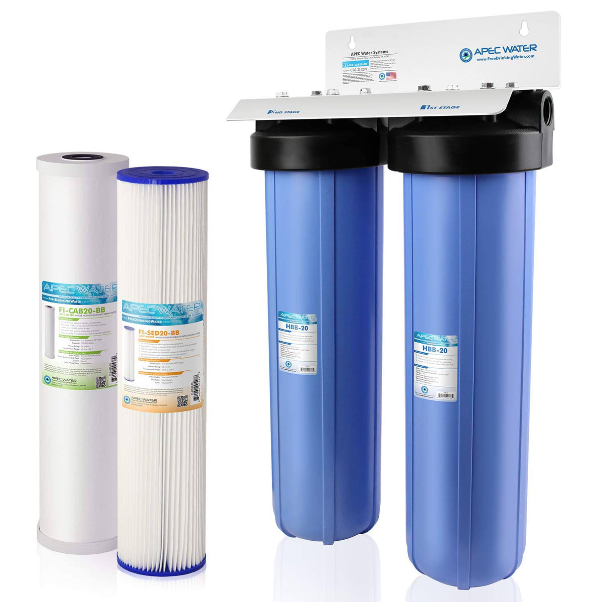 2-Stage Whole House Water Filtration System Y4867