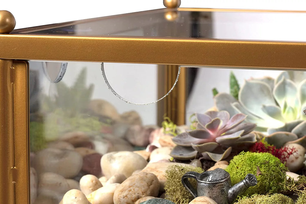 Square Glass End Table X83970