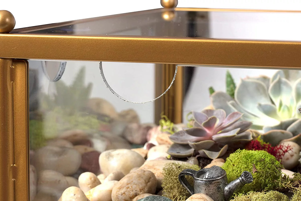 Square Glass End Table X83970