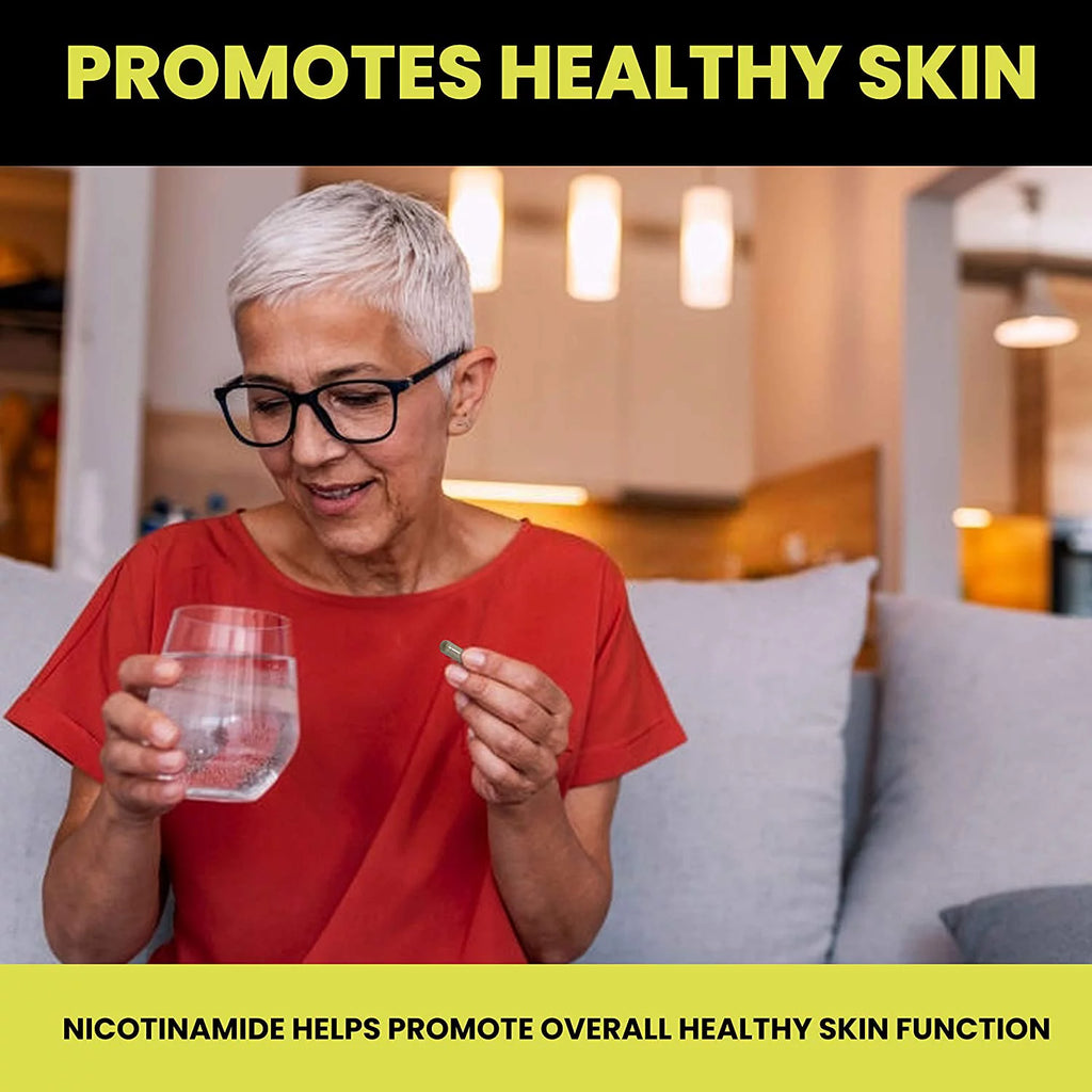 Nicotinamide with Vitamin D3 & B3 120 Capsules L361112