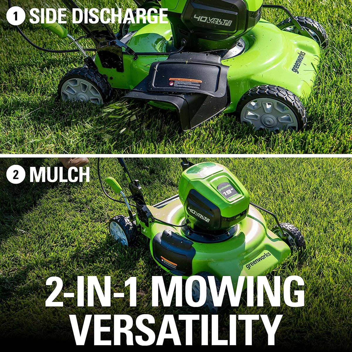 40V 19 Cordless Battery Walk-Behind Mower with 4.0Ah Battery & Charger W7030