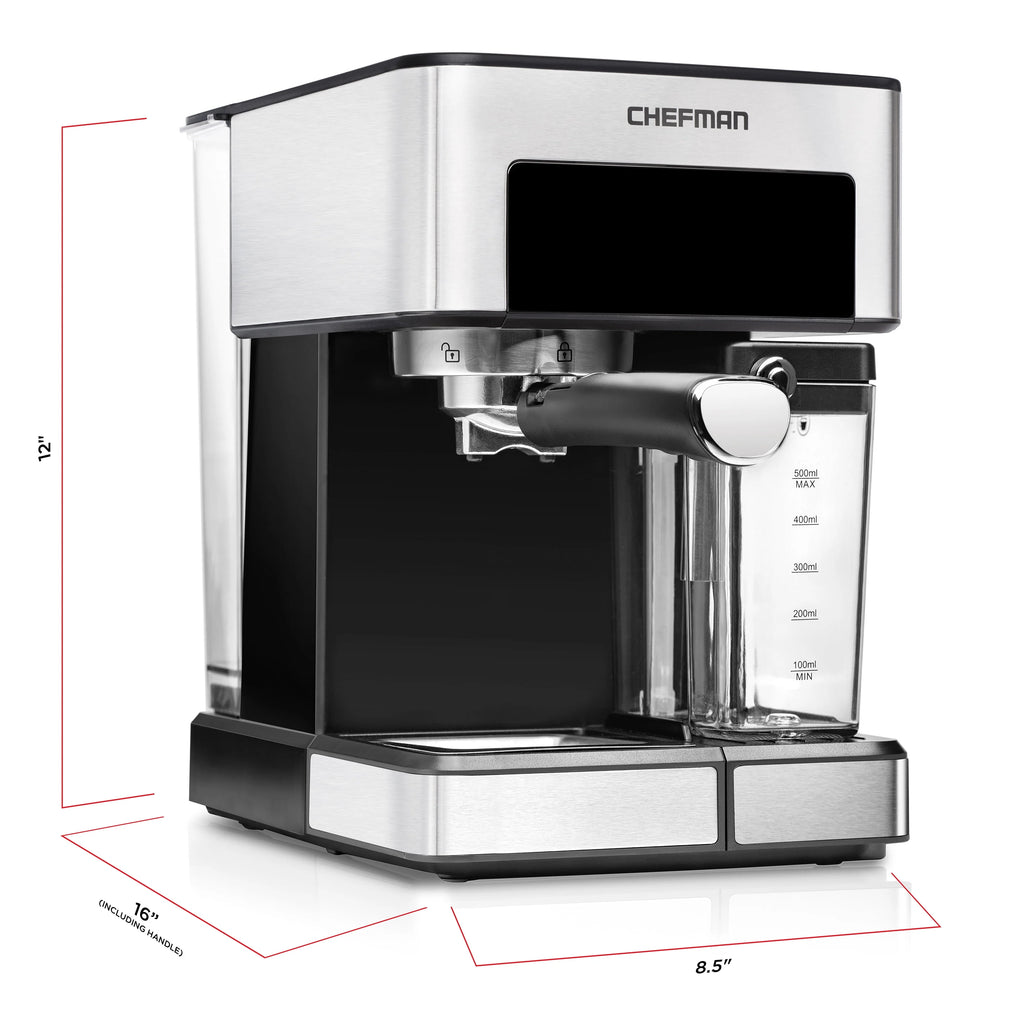6-in-1 Espresso Machine with Milk Frother D3146