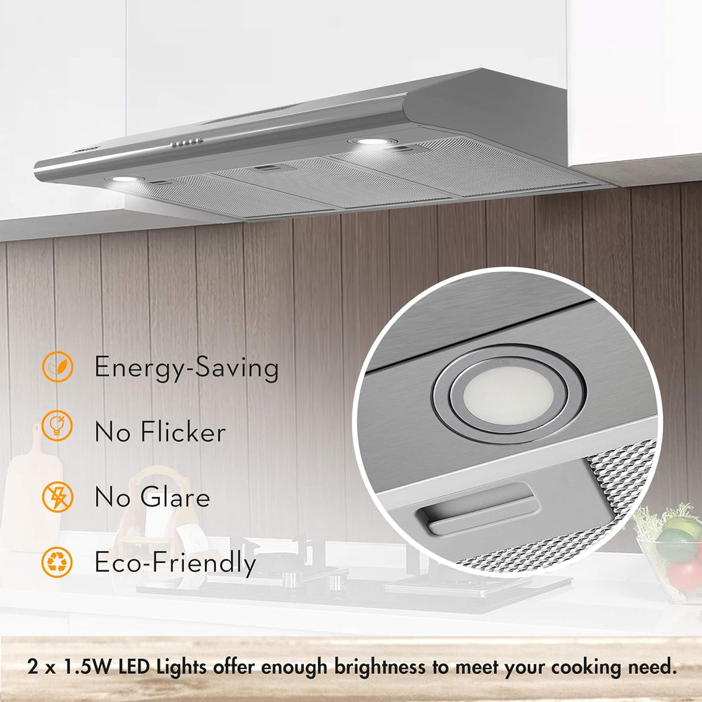 36 inch Ducted/Ductless Convertible Under Cabinet Range Hood G616257