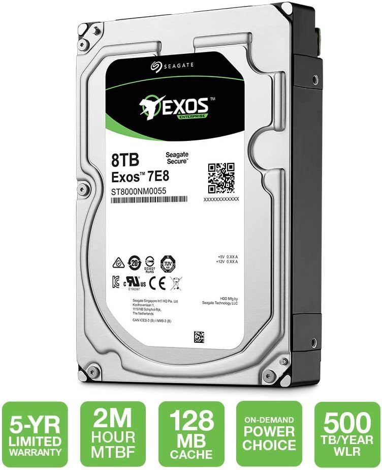 8TB 3.5 HDD 7200RPM SATA Internal Bare Drive W2195