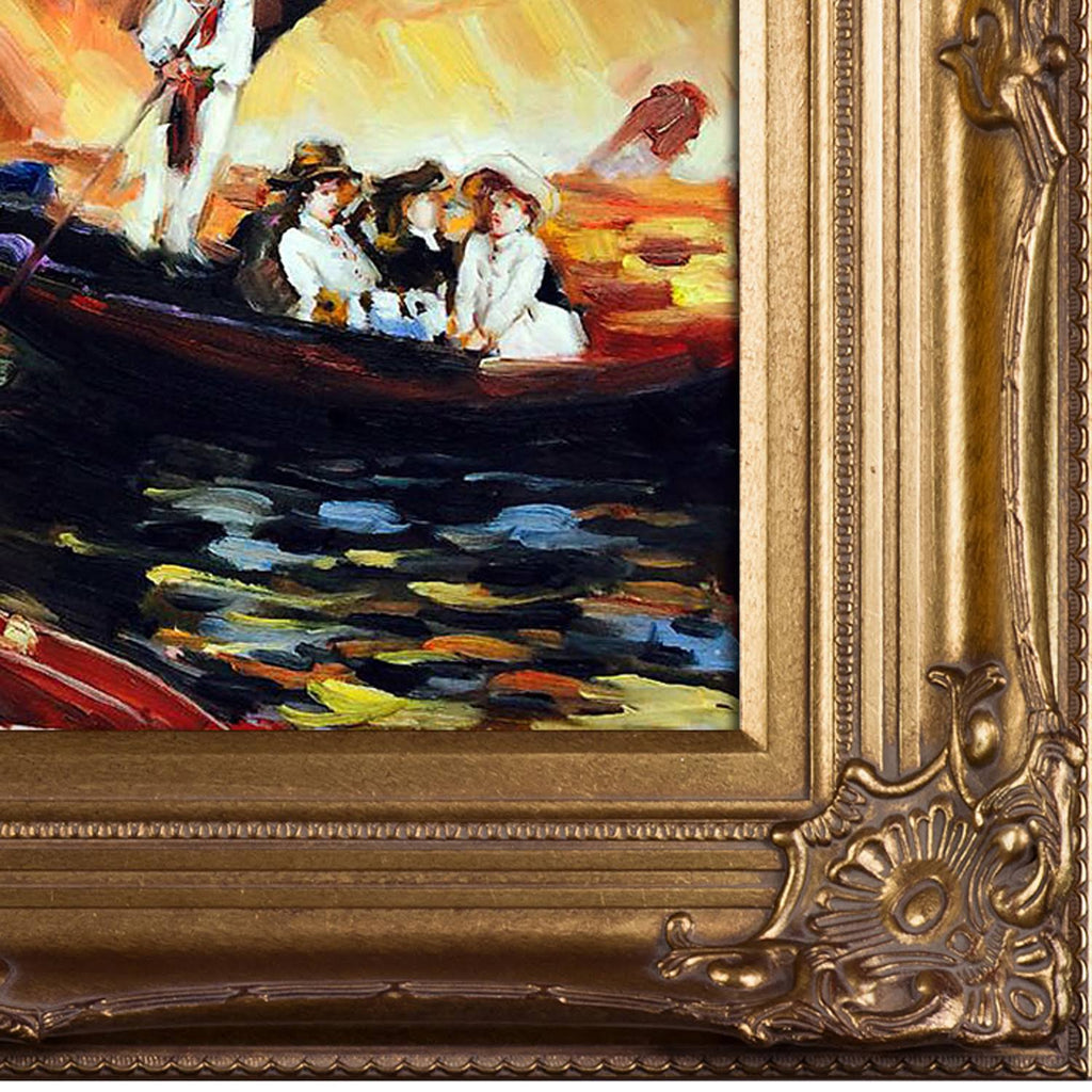 Hand Painted Framed Oil Reproduction on Canvas R773