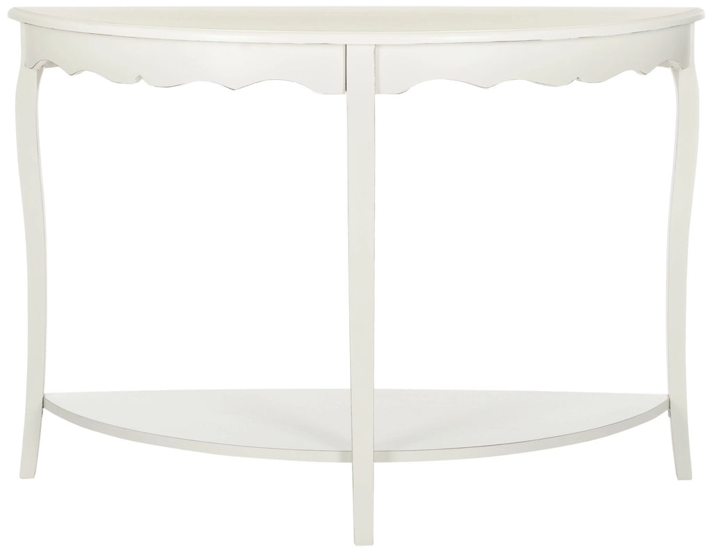 Rustic Demilune Console L657