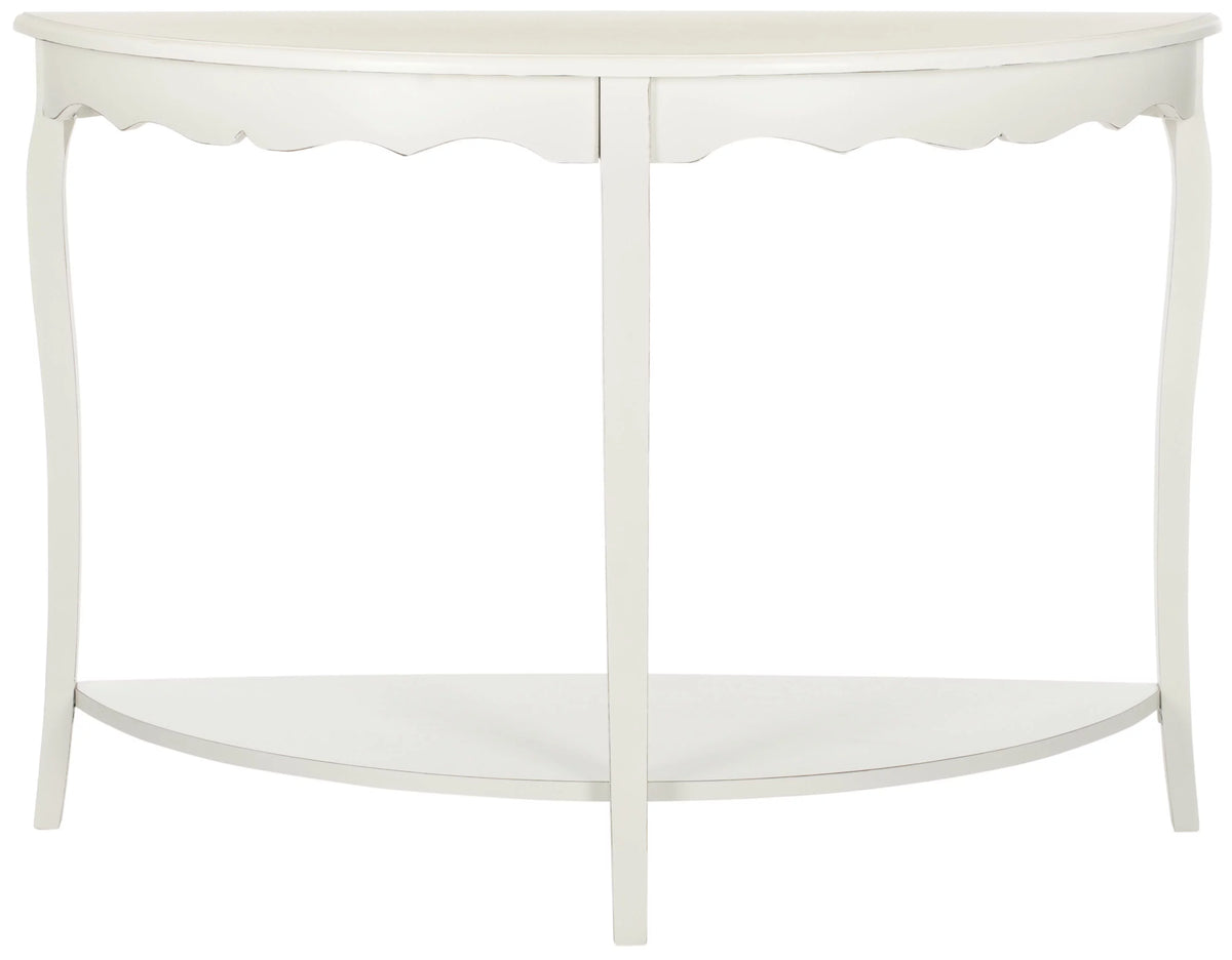 Rustic Demilune Console L657