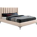 Pink Velvet King Bed K182