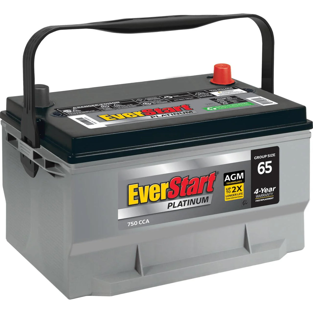 AGM Automotive Battery Group Size 65 12 Volt 775 CCA E2904