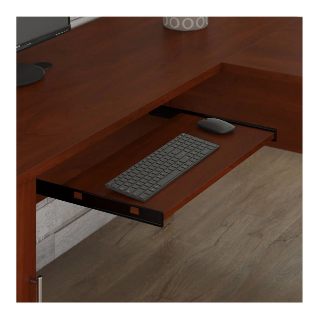 60" L Shaped Desk with Storage Y6815