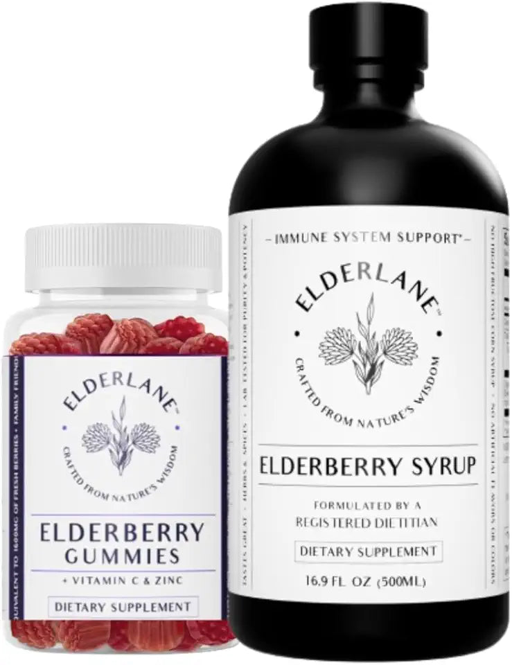 Elderberry Syrup and Gummies 16.9 Oz 60ct P222675