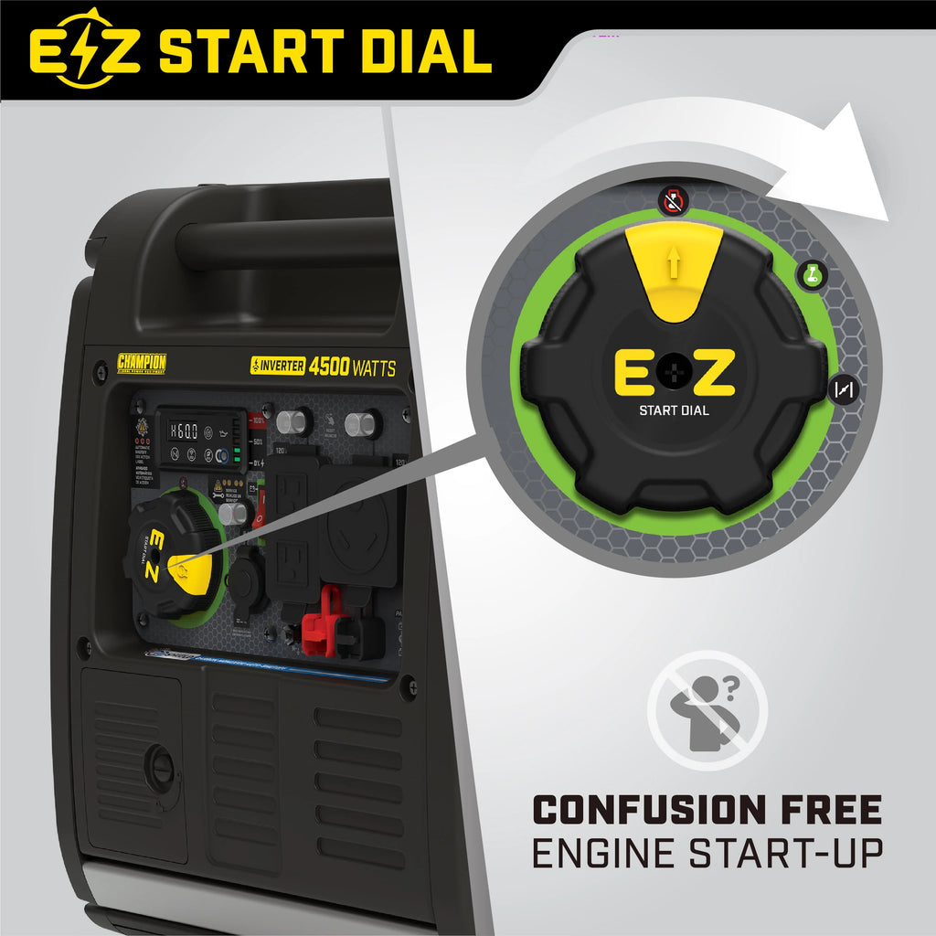 4500-Watt Wireless Remote Start Inverter Generator H671