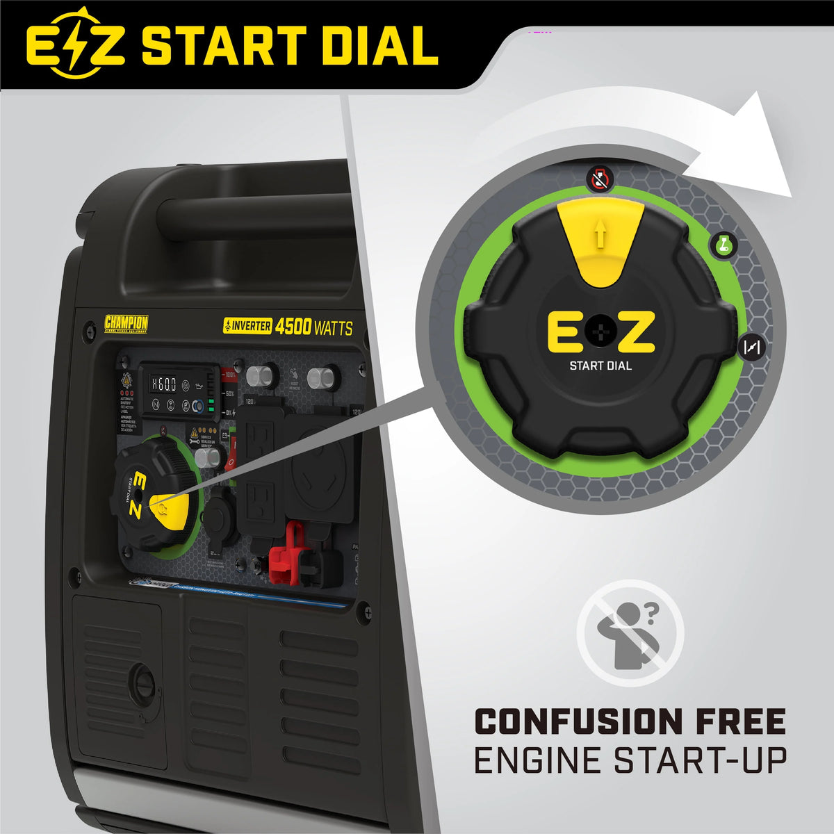 4500-Watt Wireless Remote Start Inverter Generator H671