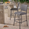 29.5 Inch Wicker Barstools Set of 2 L7227