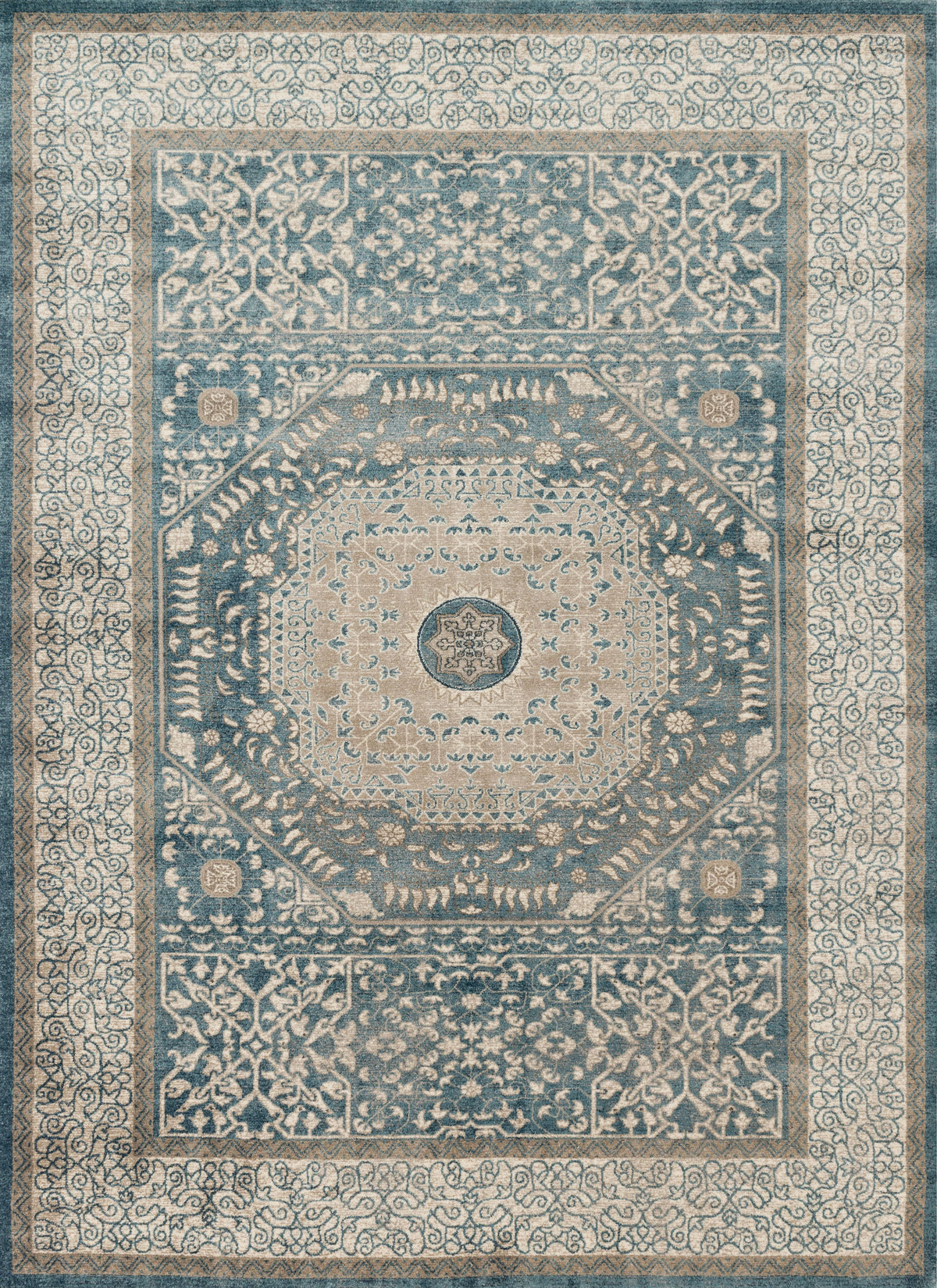 Blue Sand 9'6 x 13' Rug F86832