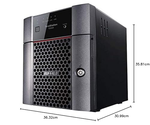 4-Bay 16TB Desktop NAS with Hard Drives Included M6869