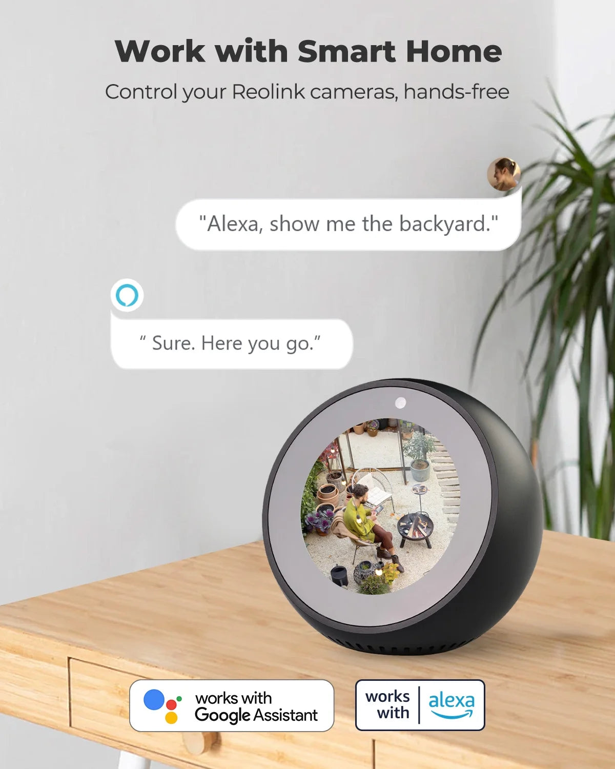 3MP Wireless Battery-Powered Security Camera H20161
