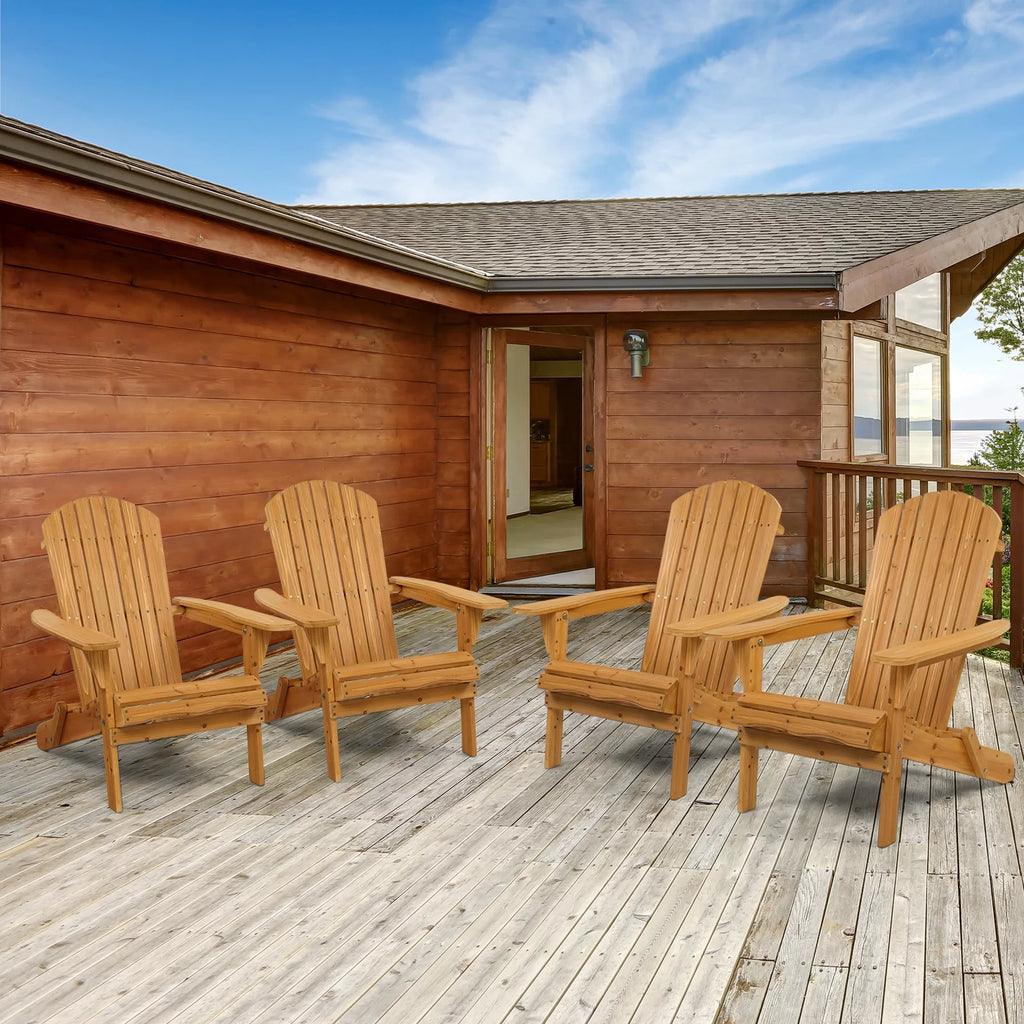 Folding Wooden Adirondack Chair I17301