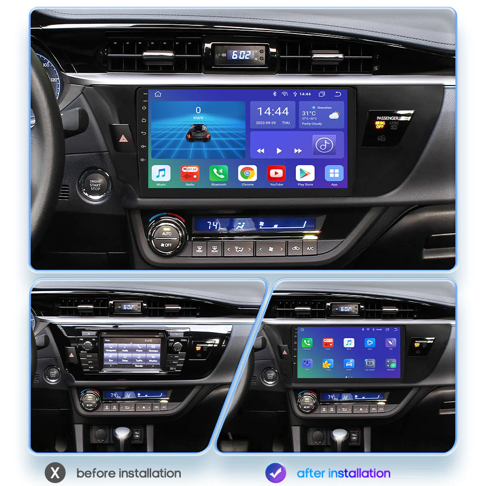 Android 12 Carplay 32GB Car Stereo Radio GPS Navigation Z83971
